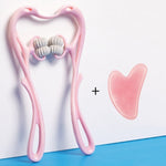 Four Flaire Multifunctional Back and Neck Massager – Six-Wheel Manual Massage Tool