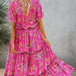 Bohemian Dress – Summer Casual Floral Maxi with Pockets | Four Flaire