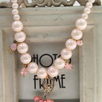 Four Flaire Korean Jewelry Neckless – Elegant Pearl Necklace for Girls