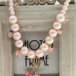 Four Flaire Korean Jewelry Neckless – Elegant Pearl Necklace for Girls