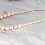 Four Flaire Korean Jewelry Neckless – Elegant Pearl Necklace for Girls