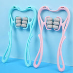 Four Flaire Multifunctional Back and Neck Massager – Six-Wheel Manual Massage Tool