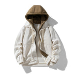 Four Flaire Baseball Lifestyle Hoodie – Autumn Corduroy Street Jacket