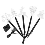 Christmas Decoration Light Outdoor Solar Stake Set (5Pcs) | Four Flaire