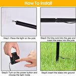 Christmas Decoration Light Outdoor Solar Stake Set (5Pcs) | Four Flaire