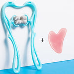 Four Flaire Multifunctional Back and Neck Massager – Six-Wheel Manual Massage Tool