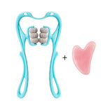 Four Flaire Multifunctional Back and Neck Massager – Six-Wheel Manual Massage Tool