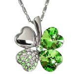 Four Flaire Jewellery Clover – Crystal Clover Necklace for Women