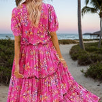 Bohemian Dress – Summer Casual Floral Maxi with Pockets | Four Flaire