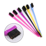 Brush on Hair Color Double-Sided Edge Control Comb & Eyebrow Brush | Four Flaire