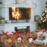 Four Flaire Christmas Gift Box Set – 24pcs Candy Treat Boxes with Ribbon & Cards