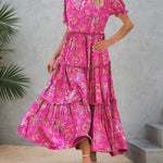 Bohemian Dress – Summer Casual Floral Maxi with Pockets | Four Flaire