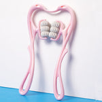 Four Flaire Multifunctional Back and Neck Massager – Six-Wheel Manual Massage Tool