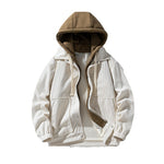 Four Flaire Baseball Lifestyle Hoodie – Autumn Corduroy Street Jacket